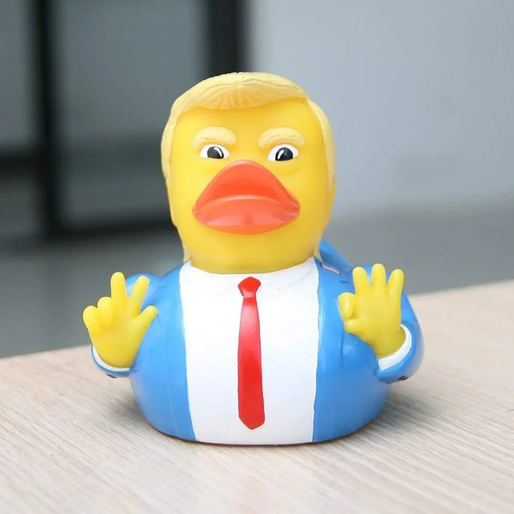 Baby Bath Toys Trump Rubber Squeak Bath Duck Baby Bath Duckies - for Kids Gift B
